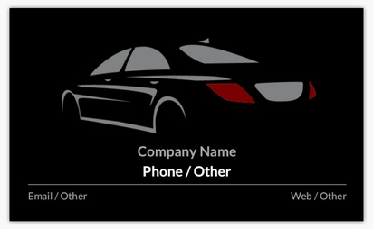 Design Preview for Design Gallery: Car Services Standard Business Cards, Standard (91 x 55 mm)