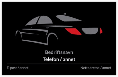 Forhåndsvisning av design for Designgalleri: Bil og transport Visittkort av lin