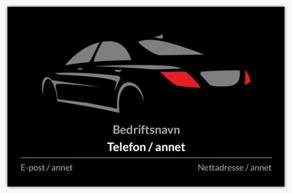 Forhåndsvisning av design for Designgalleri: Taxi Standard visittkort, Standard (85 x 55 mm)