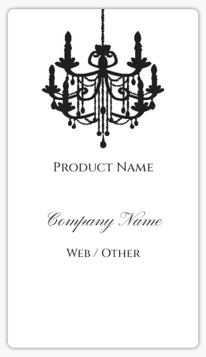 Design Preview for Design Gallery: Product Labels, 8.7 x 4.9 cm Rounded Rectangle