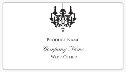 Design Preview for Templates for Retail & Sales Product Labels , 8.7 x 4.9 cm Rounded Rectangle