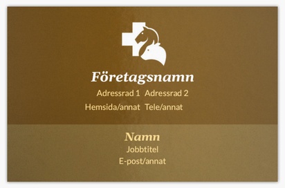 Förhandsgranskning av design för Designgalleri: Djur Extratjocka visitkort, Standard (85 x 55 mm)
