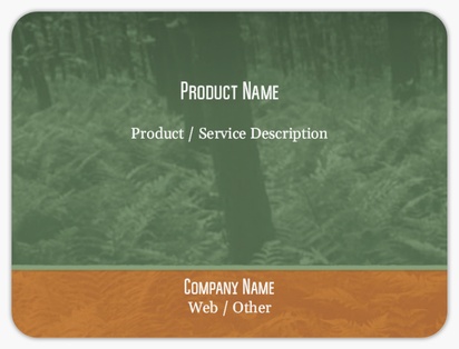 Design Preview for Design Gallery: Hunting & Fishing Product & Packaging Labels, Rounded Rectangle  10.2 x 7.6 cm 