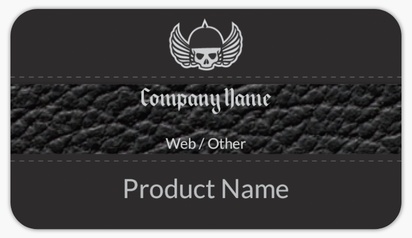 Design Preview for Design Gallery: Motorcycles Product Labels on Sheets, Rounded Rectangle 8.7 x 4.9 cm