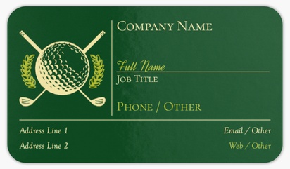A foil golf club green design