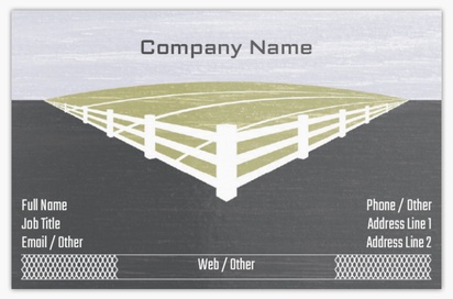 Design Preview for Design Gallery: Fencing & Decking Ultra-Thick Business Cards, Standard (85 x 55 mm)
