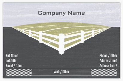 Design Preview for Design Gallery: Fencing & Decking Standard Business Cards, Standard (85 x 55 mm)