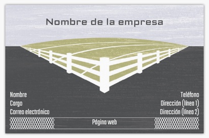 Vista previa del diseño de Galería de diseños de tarjetas de visita con barniz uv para agricultura