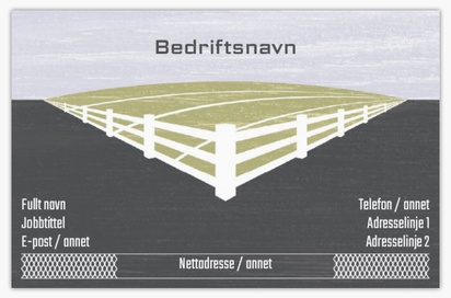 Forhåndsvisning av design for Designgalleri: Jordbruk og gårdsdrift Visittkort med UV spot-trykk