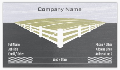 Design Preview for Fencing & Decks Standard Business Cards Templates, Standard (3.5" x 2")