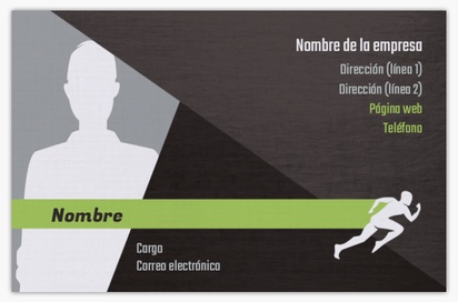 Vista previa del diseño de Galería de diseños de tarjetas con acabado lino para clases de ejercicio físico