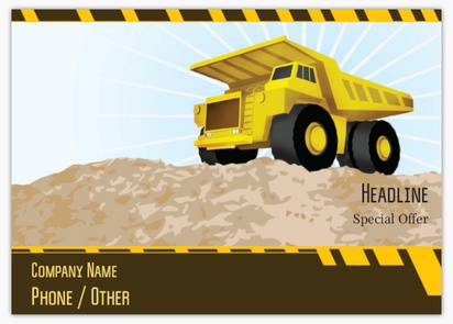 Design Preview for Design Gallery: Demolition Flyers, None A6