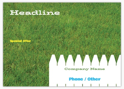 Design Preview for Design Gallery: Landscaping & Gardening Flyers, None A6