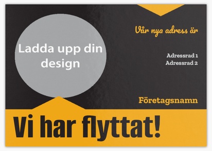 Förhandsgranskning av design för Designgalleri: Flytt Flyers och broschyrer,  Ingen falsning A6 (105 x 148 mm)