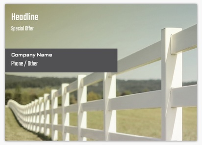 Design Preview for Design Gallery: Security Fencing Flyers, None A6