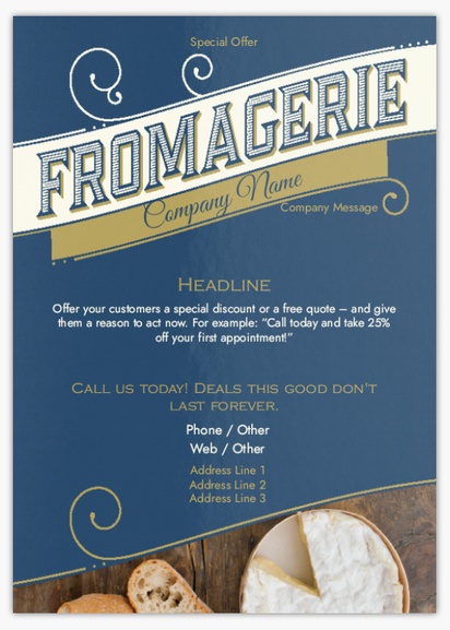 Design Preview for Design Gallery: Groceries Flyers & Leaflets,  No Fold/Flyer A6 (105 x 148 mm)