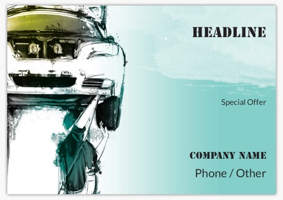 Design Preview for Design Gallery: Automotive & Transportation Flyers and Pamphlets,  No fold A5
