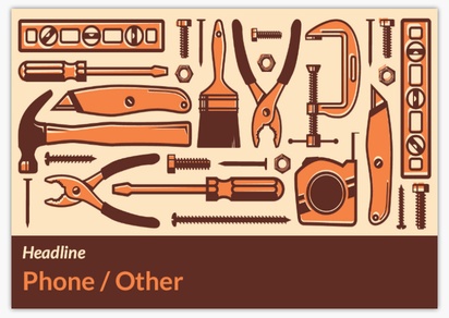Design Preview for Design Gallery: Handyman Flyers, None A5