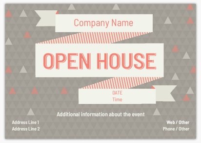 Design Preview for Design Gallery: Open House Flyers and Pamphlets,  No fold A5