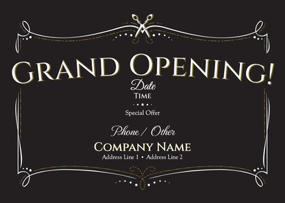 Design Preview for Design Gallery: Grand Opening Flyers & Leaflets,  No Fold/Flyer A5 (148 x 210 mm)