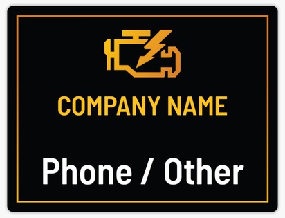A průmysl logo industria logo black yellow design