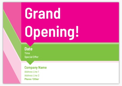 Design Preview for Design Gallery: Grand Opening Flyers and Pamphlets,  No fold A5