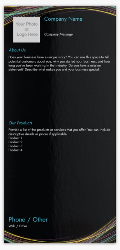 Design Preview for Design Gallery: Manufacturing & Distribution Flyers & Leaflets,  No Fold/Flyer DL (99 x 210 mm)