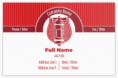 Design Preview for Design Gallery: Security Systems Installation & Maintenance Ultra-Thick Business Cards, Standard (85 x 55 mm)