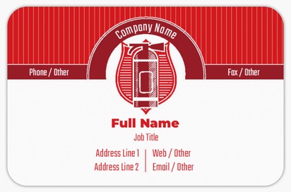 Design Preview for Design Gallery: Security Systems Installation & Maintenance Rounded Corner Business Cards, Rounded Standard (85 x 55 mm)