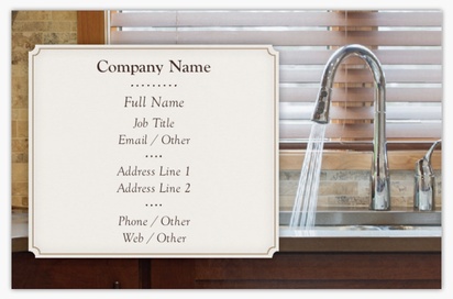 Design Preview for Design Gallery: Kitchen & Bathroom Remodelling Ultra-Thick Business Cards, Standard (85 x 55 mm)