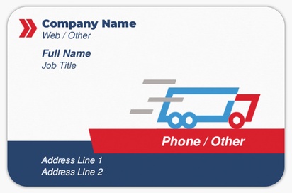 Design Preview for Design Gallery: Trucking Rounded Corner Business Cards, Rounded Standard (85 x 55 mm)