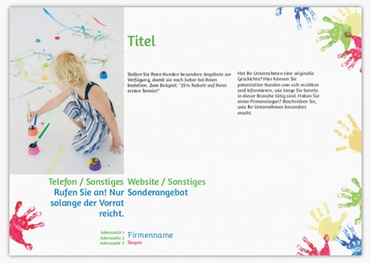 Designvorschau für Designgalerie: Flyer und Falzflyer Bildung & Kinderbetreuung,  Ohne Falz A5 (148 x 210 mm)