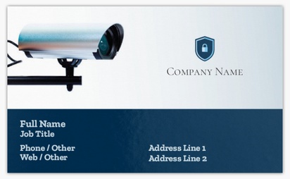Design Preview for Design Gallery: Security Systems Installation & Maintenance Classic Visiting Cards