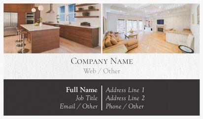 Design Preview for Design Gallery: Property & Estate Agents Natural Textured Business Cards
