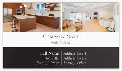 Design Preview for Design Gallery: Property & Estate Agents Standard Business Cards, Standard (3.5" x 2")