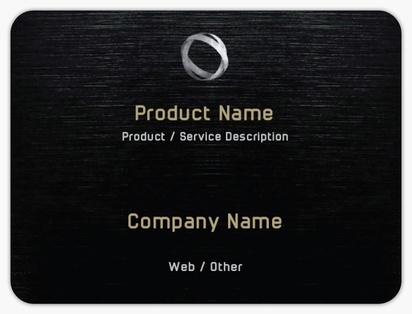 Design Preview for Design Gallery: Manufacturing & Distribution Product Labels on Sheets, Rounded Rectangle 10 x 7.5 cm