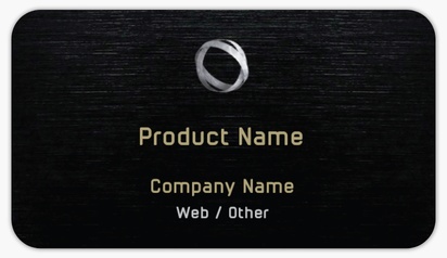 Design Preview for Design Gallery: Manufacturing & Distribution Product & Packaging Labels, Rounded Rectangle  8.7 x 4.9 cm 