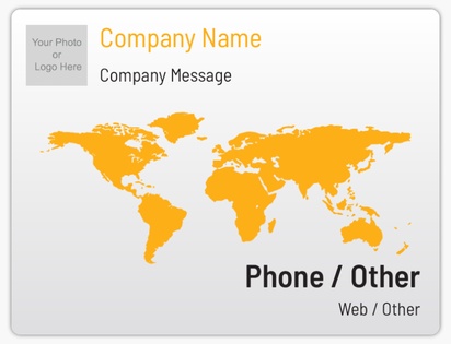 A global consulting global gray orange design with 1 uploads