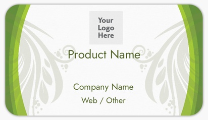 Design Preview for Design Gallery: Holistic & Alternative Medicine Product Labels on Sheets, Rounded Rectangle 8.7 x 4.9 cm