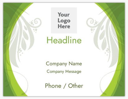 Design Preview for Health & Wellness Magnetic Postcards Templates