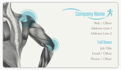Design Preview for Design Gallery: Sports & Fitness Business Card Stickers