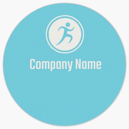 Design Preview for Design Gallery: Personal Training Product Labels on Sheets, Circle 3.8 x 3.8 cm