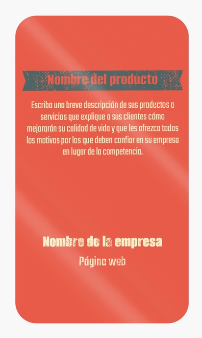 Vista previa del diseño de Galería de diseños de etiquetas para productos en hoja para marketing y relaciones públicas, Rectangular con esquinas redondeadas 8,7 x 4,9 cm