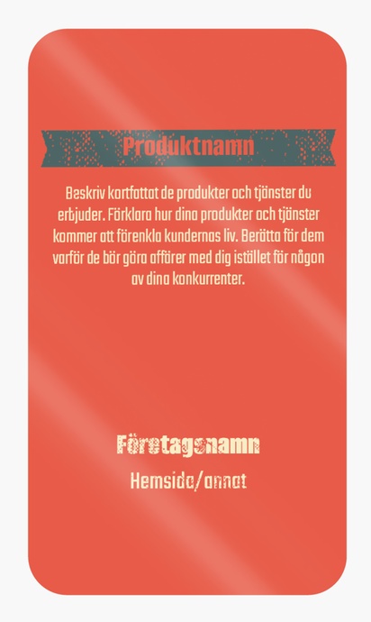 Förhandsgranskning av design för Designgalleri: Retro & vintage Produktetiketter på ark, Rundad rektangel 8,7 x 4,9 cm