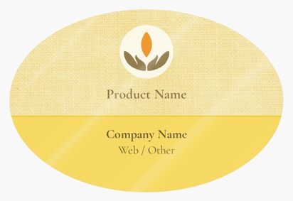 Design Preview for Design Gallery: Massage & Reflexology Product Labels on Sheets, Oval 7.6 x 5.1 cm