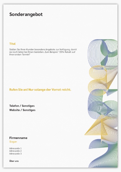 Designvorschau für Designgalerie: Flyer und Falzflyer Informationstechnologie,  Ohne Falz A5 (148 x 210 mm)