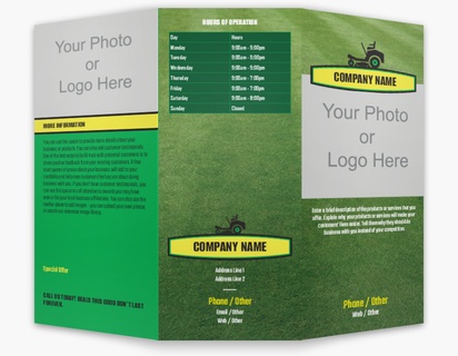 Design Preview for Agriculture & Farming Custom Brochures Templates, 8.5" x 11" Tri-fold