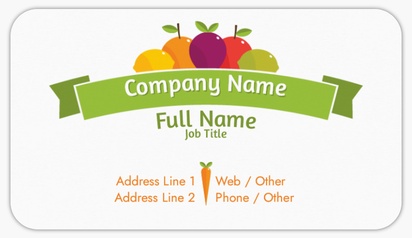 Design Preview for Agriculture & Farming Business Card Stickers Templates