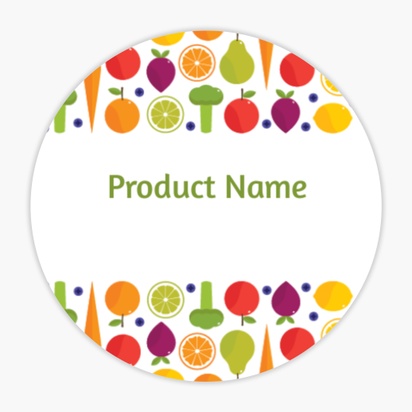 Design Preview for Design Gallery: Product & Packaging Labels, Circle 1.5"  3.8 x 3.8 cm 