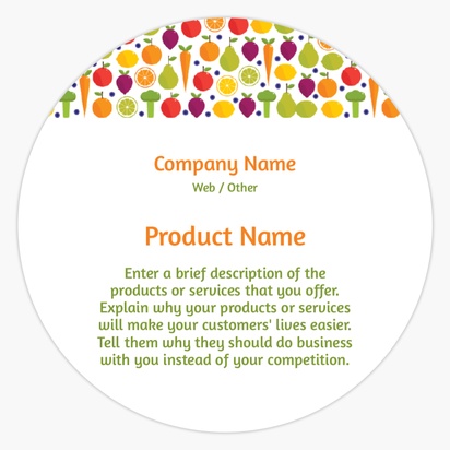 Design Preview for Design Gallery: Agriculture & Farming Product & Packaging Labels, Circle 1.5"  7.6 x 7.6 cm 
